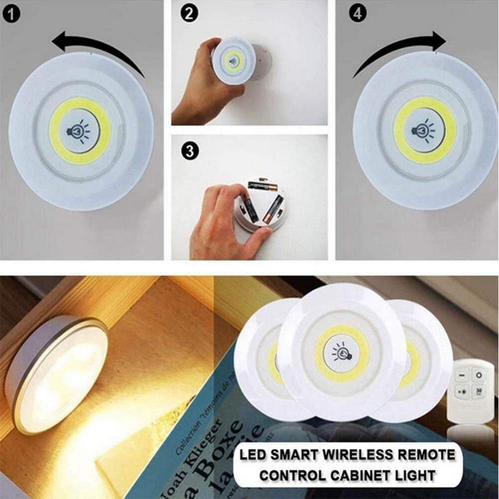 led light with remote control set of 3 Emergency light - Image 3