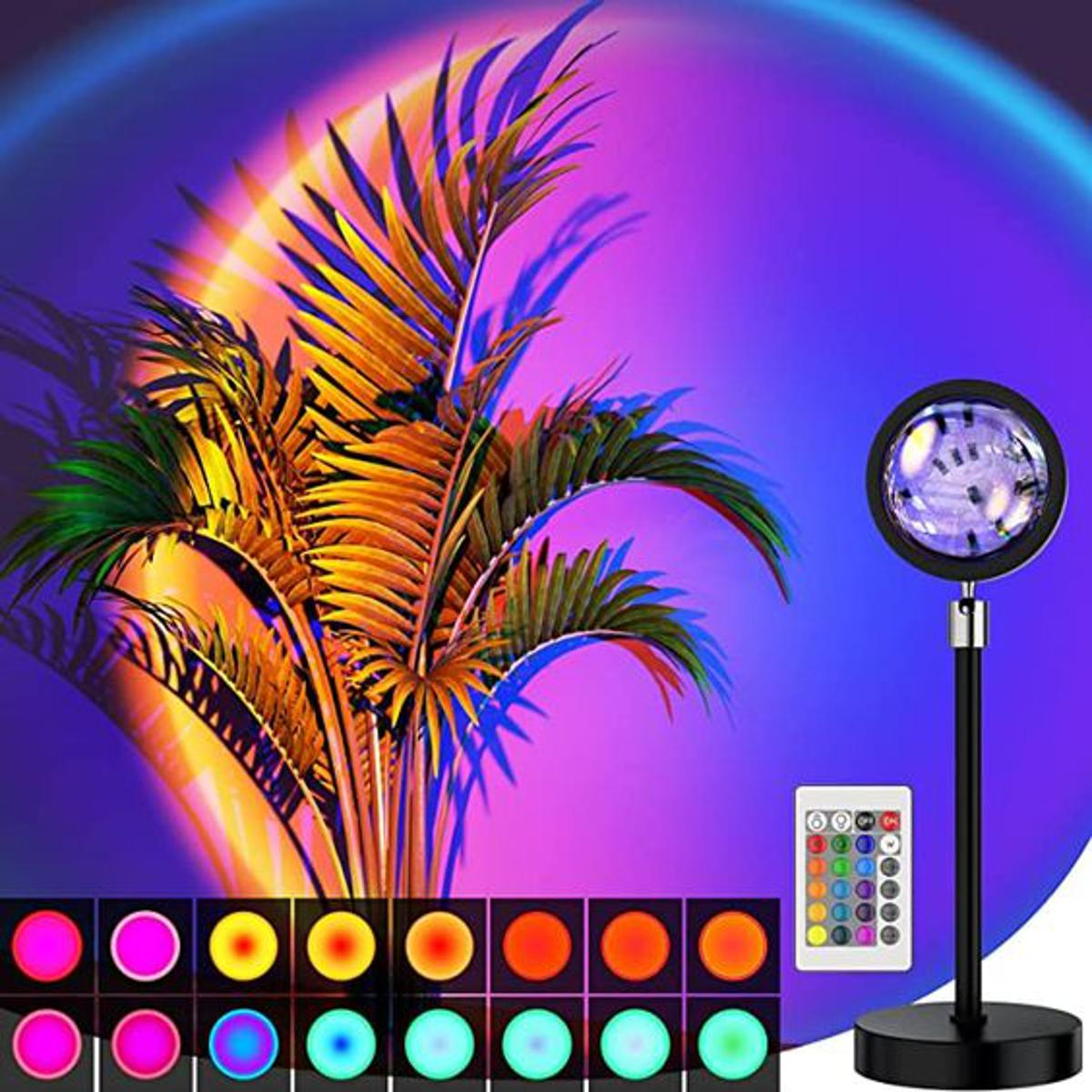 Sunset Projection Lamp Price in Bangladesh | 16 Color RGB Mood Light - Image 3