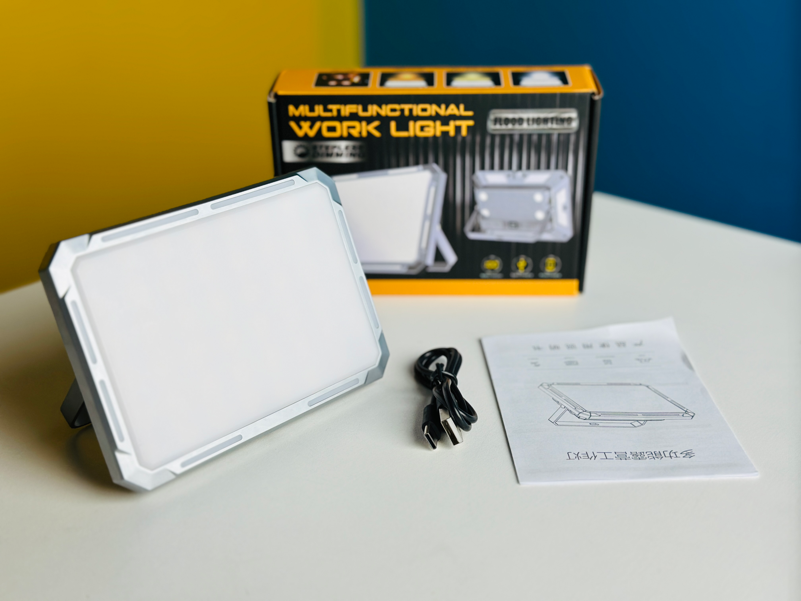 GearUP KXK-686 Rechargeable Multifunctional Work Light (50W) - Image 2