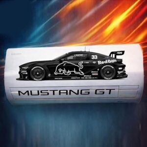 Porsche GT3 RS white car design AC sticker waterproof